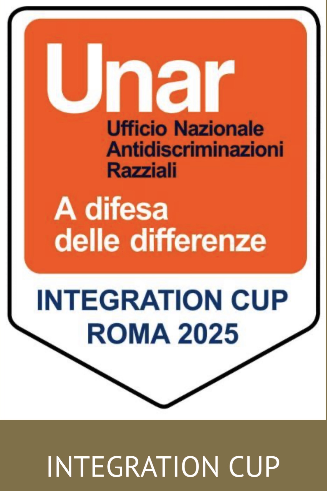 UNAR - Ufficio Nazionale Antidiscriminazioni Razziali - Integration Cup Roma 2025